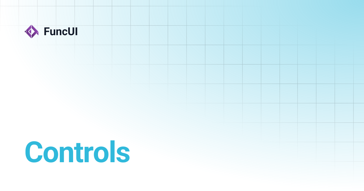 Controls | FuncUI